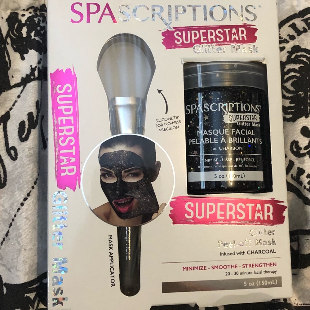 Glitter face mask new never opened 5 oz.